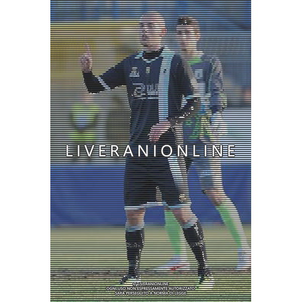 Busto Arsizio (VA) 1-12-2013 Stadio Carlo Speroni Campionato Lega PRO Prima Divisione girone A - 12Â° giornata Pro Patria - Virtus Entella nella foto Simone Magnaghi (Virtus Entella) foto Roberto Garavaglia - ag. Aldo Liverani sas