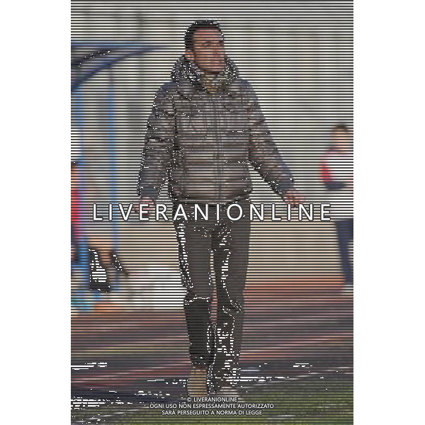 Busto Arsizio (VA) 1-12-2013 Stadio Carlo Speroni Campionato Lega PRO Prima Divisione girone A - 12Â° giornata Pro Patria - Virtus Entella nella foto Luca Prina allenatore della Virtus Entella foto Roberto Garavaglia - ag. Aldo Liverani sas