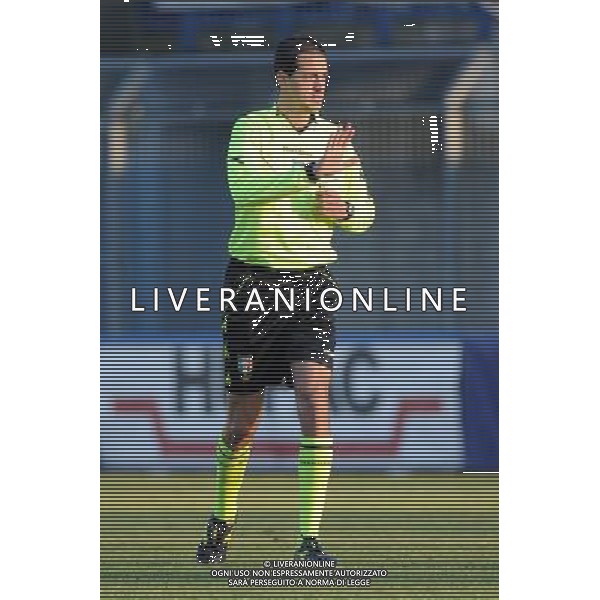 Busto Arsizio (VA) 1-12-2013 Stadio Carlo Speroni Campionato Lega PRO Prima Divisione girone A - 12Â° giornata Pro Patria - Virtus Entella nella foto l\'arbitro Stefano Giovani di Grosseto foto Roberto Garavaglia - ag. Aldo Liverani sas