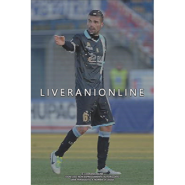 Busto Arsizio (VA) 1-12-2013 Stadio Carlo Speroni Campionato Lega PRO Prima Divisione girone A - 12Â° giornata Pro Patria - Virtus Entella nella foto Vinicio Cervo Deluca Cesar (Virtus Entella) foto Roberto Garavaglia - ag. Aldo Liverani sas