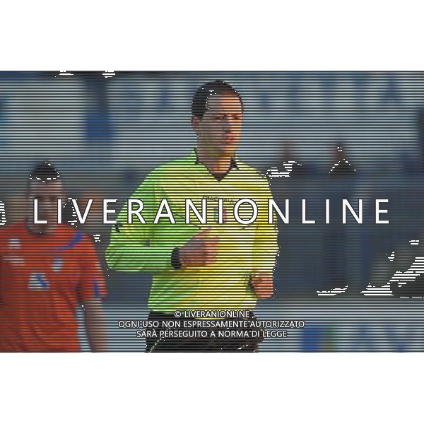Busto Arsizio (VA) 1-12-2013 Stadio Carlo Speroni Campionato Lega PRO Prima Divisione girone A - 12Â° giornata Pro Patria - Virtus Entella nella foto l\'arbitro Stefano Giovani di Grosseto foto Roberto Garavaglia - ag. Aldo Liverani sas