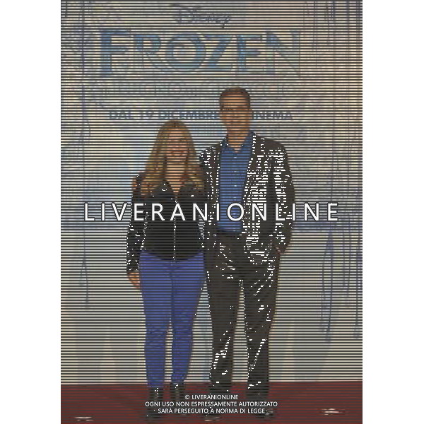 Roma - 02/12/2013 - St. Regis Grand Hotel - Photocall del film della Disney \' Frozen- Il Regno di Ghiaccio \' - nella foto: I registi Chris Buck e Jennifer Lee / Ph. Fabrizio Corradetti - Ag. Aldo Liverani sas