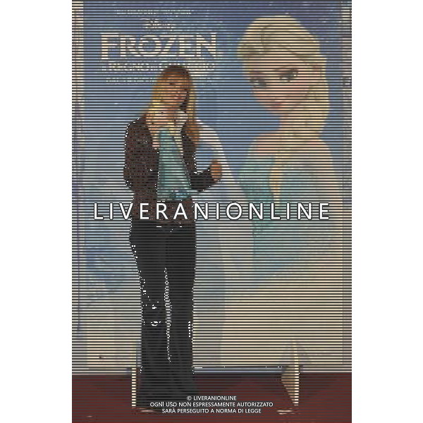 Roma - 02/12/2013 - St. Regis Grand Hotel - Photocall del film della Disney \' Frozen- Il Regno di Ghiaccio \' - nella foto: Serena Autieri / Ph. Fabrizio Corradetti - Ag. Aldo Liverani sas