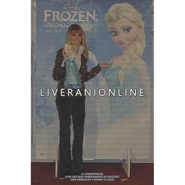 Roma - 02/12/2013 - St. Regis Grand Hotel - Photocall del film della Disney \' Frozen- Il Regno di Ghiaccio \' - nella foto: Serena Autieri / Ph. Fabrizio Corradetti - Ag. Aldo Liverani sas