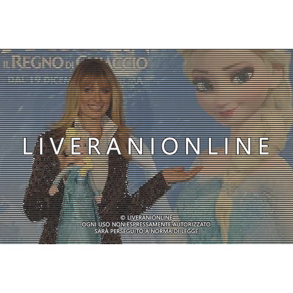 Roma - 02/12/2013 - St. Regis Grand Hotel - Photocall del film della Disney \' Frozen- Il Regno di Ghiaccio \' - nella foto: Serena Autieri / Ph. Fabrizio Corradetti - Ag. Aldo Liverani sas