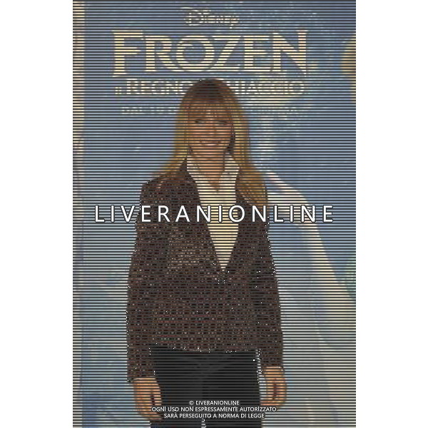 Roma - 02/12/2013 - St. Regis Grand Hotel - Photocall del film della Disney \' Frozen- Il Regno di Ghiaccio \' - nella foto: Serena Autieri / Ph. Fabrizio Corradetti - Ag. Aldo Liverani sas