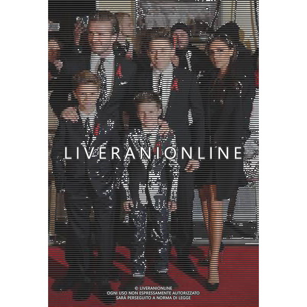  David Beckham, Victoria Beckham, Romeo Beckham, Brooklyn Beckham and Cruz Beckham attending the world premiere of \'The Class of 92\' at the Odeon West End, London, on Sunday December 01, 2013. AG ALDO LIVERANI SAS ONLY ITALY