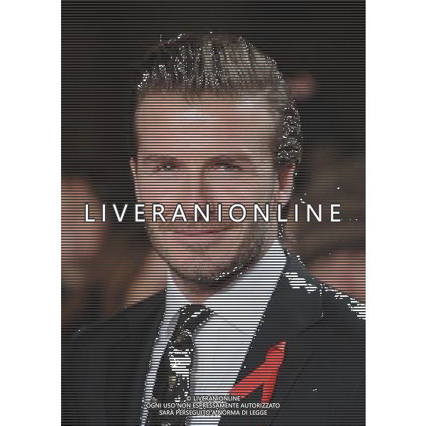  David Beckham attending the world premiere of \'The Class of 92\' at the Odeon West End, London, on Sunday December 01, 2013. AG ALDO LIVERANI SAS ONLY ITALY