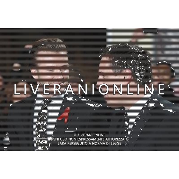  David Beckham and Gary Neville attending the world premiere of \'The Class of 92\' at the Odeon West End, London, on Sunday December 01, 2013. AG ALDO LIVERANI SAS ONLY ITALY