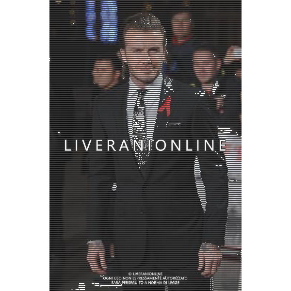  David Beckham attending the world premiere of \'The Class of 92\' at the Odeon West End, London, on Sunday December 01, 2013. AG ALDO LIVERANI SAS ONLY ITALY