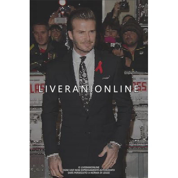 David Beckham attends the World premiere of \'The Class of 92\' at the Odeon West End in London. 1st December 2013. AG ALDO LIVERANI SAS ONLY ITALY