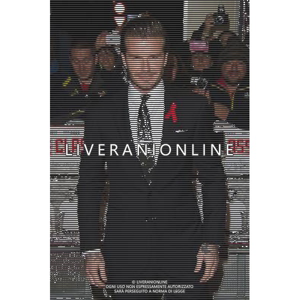 David Beckham attends the World premiere of \'The Class of 92\' at the Odeon West End in London. 1st December 2013. AG ALDO LIVERANI SAS ONLY ITALY