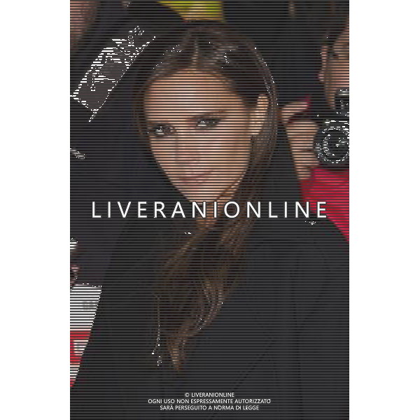 Victoria Beckham attends the World premiere of \'The Class of 92\' at the Odeon West End in London. 1st December 2013. AG ALDO LIVERANI SAS ONLY ITALY