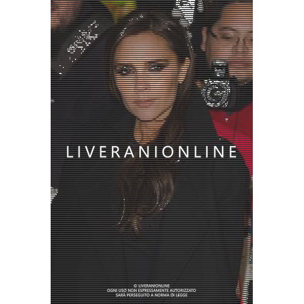 Victoria Beckham attends the World premiere of \'The Class of 92\' at the Odeon West End in London. 1st December 2013. AG ALDO LIVERANI SAS ONLY ITALY