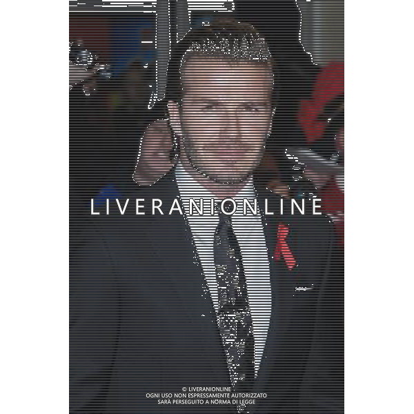 David Beckham attends the The Class of 92 World Premiere on 01/12/2013 at ODEON West End, London. Persons pictured: David Beckham. Picture by Julie Edwards AG ALDO LIVERANI SAS ONLY ITALY