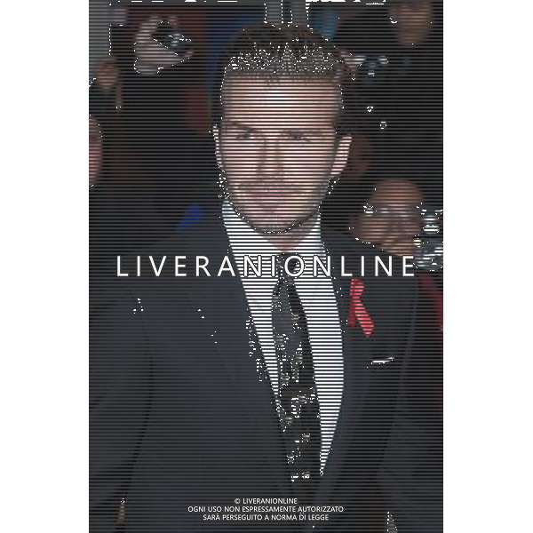 David Beckham attends the The Class of 92 World Premiere on 01/12/2013 at ODEON West End, London. Persons pictured: David Beckham. Picture by Julie Edwards AG ALDO LIVERANI SAS ONLY ITALY