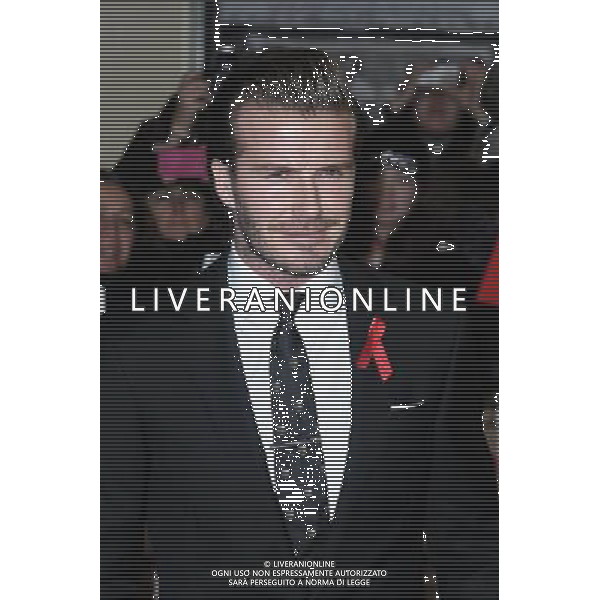 David Beckham attends the The Class of 92 World Premiere on 01/12/2013 at ODEON West End, London. Persons pictured: David Beckham. Picture by Julie Edwards AG ALDO LIVERANI SAS ONLY ITALY