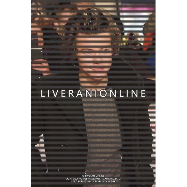 Harry Styles attends the World premiere of \'The Class of 92\' at the Odeon West End in London. 1st December 2013. AG ALDO LIVERANI SAS ONLY ITALY