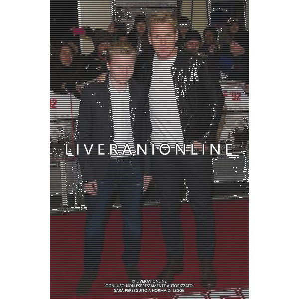 Jack Scott Ramsey and Gordon Ramsey attends the World premiere of \'The Class of 92\' at the Odeon West End in London. 1st December 2013. AG ALDO LIVERANI SAS ONLY ITALY