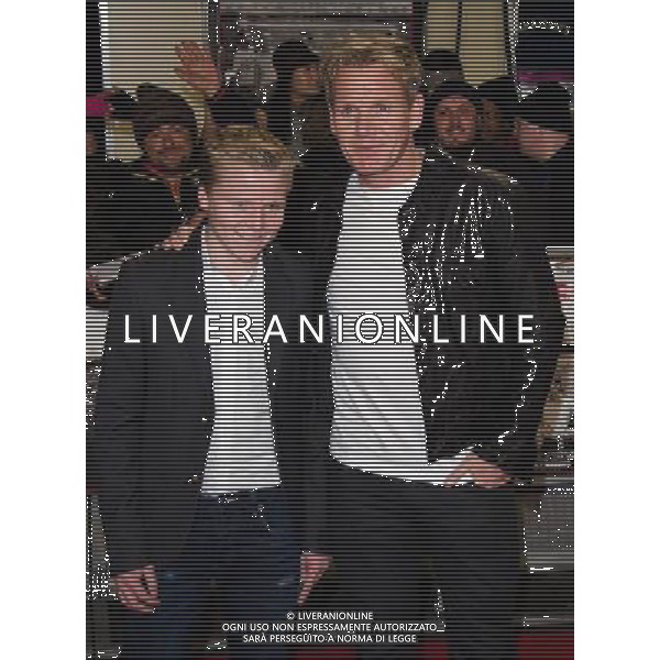 Jack Scott Ramsey and Gordon Ramsey attends the World premiere of \'The Class of 92\' at the Odeon West End in London. 1st December 2013. AG ALDO LIVERANI SAS ONLY ITALY