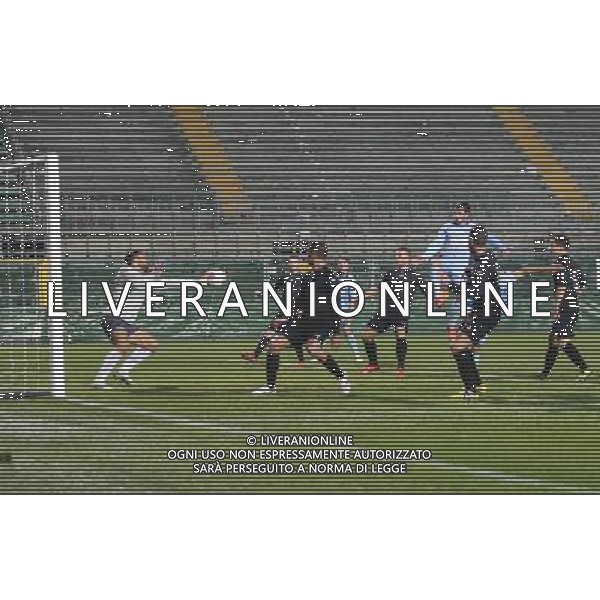 bergamo, stadio atleti azzurri d\'italia, 02 dicembre 2013, nella foto DAVIDE FACCHIN PARATA ,ph.moro/ALDO LIVERANI ©/AGENZIA ALDO LIVERANI SAS ALBINO LEFFE PAVIA LEGA PRO