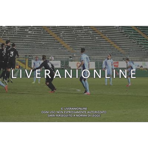 bergamo, stadio atleti azzurri d\'italia, 02 dicembre 2013, nella foto GOL MATTIA VALOTI ,ph.moro/ALDO LIVERANI ©/AGENZIA ALDO LIVERANI SAS ALBINO LEFFE PAVIA LEGA PRO
