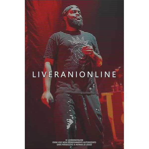 New York rapper Bas (aka Abbas \'Bas\' Hamad), signed to J. Cole\'s label, supports him at the Eventim Apollo (Hammersmith Apollo), London, England, UK on 1st December 2013. AG ALDO LIVERANI SAS ONLY ITALY