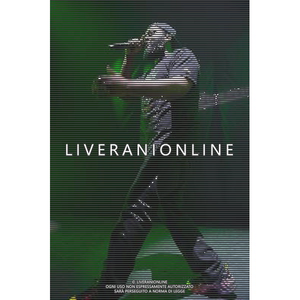 New York rapper Bas (aka Abbas \'Bas\' Hamad), signed to J. Cole\'s label, supports him at the Eventim Apollo (Hammersmith Apollo), London, England, UK on 1st December 2013. AG ALDO LIVERANI SAS ONLY ITALY