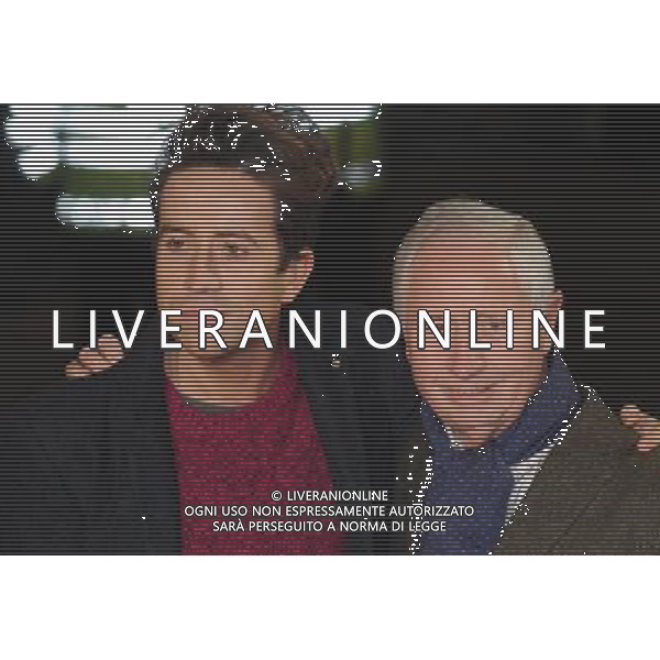 Nick Grimshaw, Peter Grimshaw, his father, The Class of 92 World Premiere, Odeon West End, Leicester Square, London. 01.12.13 AG ALDO LIVERANI SAS ONLY ITALY