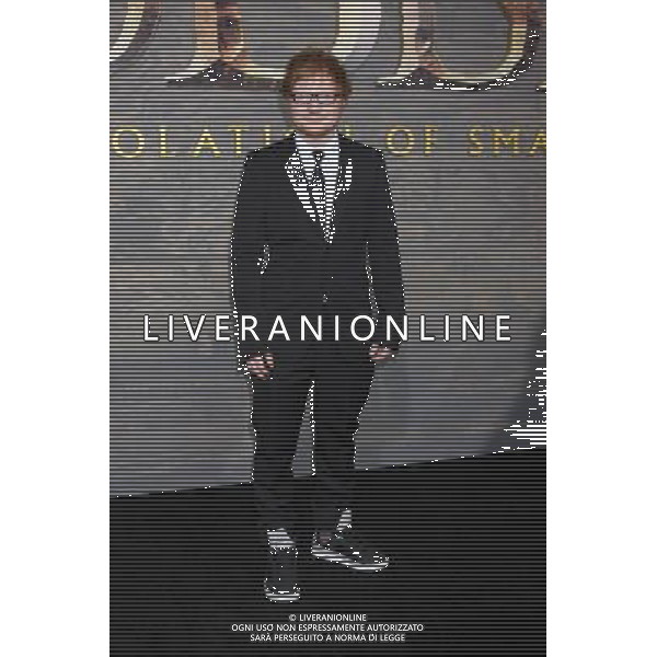 Ed Sheeran at the \'The Hobbit\' Premiere at Dolby Theater on December 2, 2013 in Los Angeles, CA ©PHOTOSHOT/AGENZIA ALDO LIVERANI SAS -