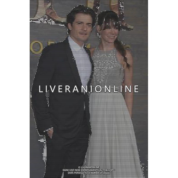 Orlando Bloom, Evangeline Lilly at the \'The Hobbit\' Premiere at Dolby Theater on December 2, 2013 in Los Angeles, CA ©PHOTOSHOT/AGENZIA ALDO LIVERANI SAS -