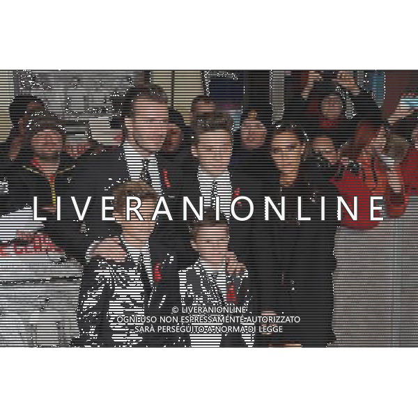David Beckham, Victoria Beckham and their sons Brooklyn, Romeo and Cruz attend the World Premiere of The Class Of 92, Odeon West End, London. 1st December 2013 AG ALDO LIVERANI SAS ONLY ITALY AG ALDO LIVERANI SAS ONLY ITALY