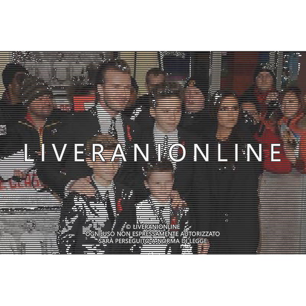 David Beckham, Victoria Beckham and their sons Brooklyn, Romeo and Cruz attend the World Premiere of The Class Of 92, Odeon West End, London. 1st December 2013 AG ALDO LIVERANI SAS ONLY ITALY AG ALDO LIVERANI SAS ONLY ITALY
