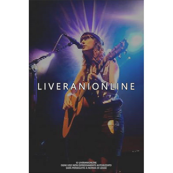 Paper Aeroplanes perform live at O2 Shepherd\'s Bush Empire, supporting The Leisure Society. Shepherd\'s Bush, London, United Kingdom. Sarah Howells, Richard Llewellyn. 05 December 2013. AG ALDO LIVERANI SAS ONLY ITALY