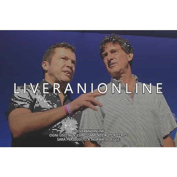 (131206) -- COSTA DO SAUIPE, Dec. 6, 2013 () -- Former soccer players Lothar Matthaus (L) and Mario Kempes take part in a press conference on the eve of the draw for the World Cup Brazil 2014 in Costa do Sauipe, Brazil, on Dec. 5, 2013. The draw for the groups and matchups of the World Cup Brazil 2014 will take place on Friday. (/Juan Roleri/TELAM) (ce) AG ALDO LIVERANI SAS ONLY ITALY