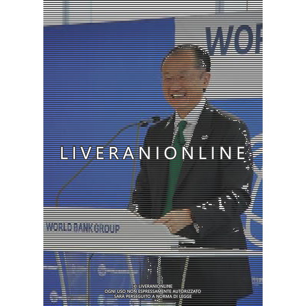 (131204) -- INCHEON, Dec. 4, 2013 () -- World Bank Group President Jim Yong Kim speaks during the launching of the World Bank\'s new office in Incheon, South Korea, Dec. 4, 2013. The World Bank on Wednesday opened its new office in South Korea, intending to step up joint efforts to find development solutions for developing countries. (/Peng Qian) (jl) ©PHOTOSHOT/AGENZIA ALDO LIVERANI SAS - ITALY ONLY - EDITORIAL USE ONLY