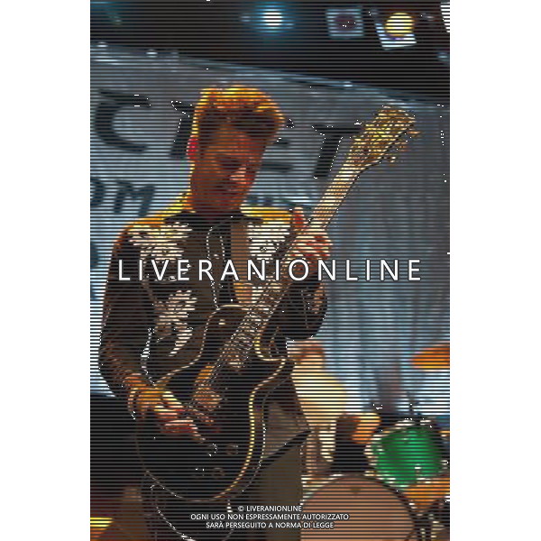 Rocket From The Crypt perform live at Koko, Camden, on Friday 6 December 2013. Picture shows ND (real name Andy Stamets). AG ALDO LIVERANI SAS ONLY ITALY