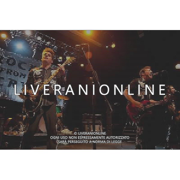 Rocket From The Crypt perform live at Koko, Camden, on Friday 6 December 2013. Picture shows Speedo (real name John Reis) and ND (real name Andy Stamets). AG ALDO LIVERANI SAS ONLY ITALY