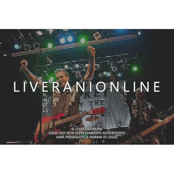 Rocket From The Crypt perform live at Koko, Camden, on Friday 6 December 2013. Picture shows Speedo (real name John Reis) and Petey X (real name Pete Reichert). AG ALDO LIVERANI SAS ONLY ITALY