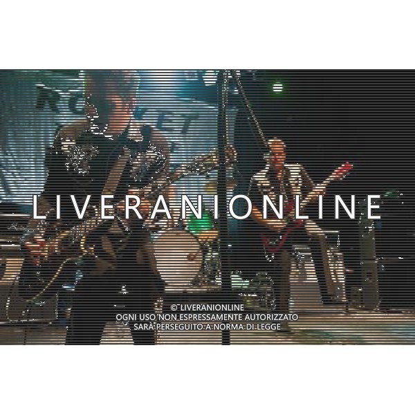 Rocket From The Crypt perform live at Koko, Camden, on Friday 6 December 2013. Picture shows Speedo (real name John Reis) and ND (real name Andy Stamets). AG ALDO LIVERANI SAS ONLY ITALY