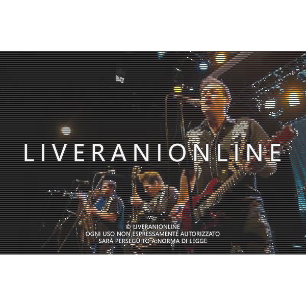 Rocket From The Crypt perform live at Koko, Camden, on Friday 6 December 2013. Picture shows Speedo (real name John Reis), Apollo 9 (real name Paul O\'Beirne), JC 2000 (real name Jason Crane) and ND (real name Andy Stamets). AG ALDO LIVERANI SAS ONLY ITALY