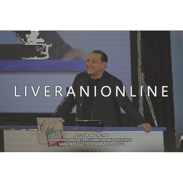 Silvio Berlusconi all\'auditorium Conciliazione incontra i suoi iscritti ai club di Forza Italia per il battesimo dei primi mille club Forza Silvio a Roma, 08 dicembre 2013 ©Corradetti/AGENZIA ALDO LIVERANI SAS