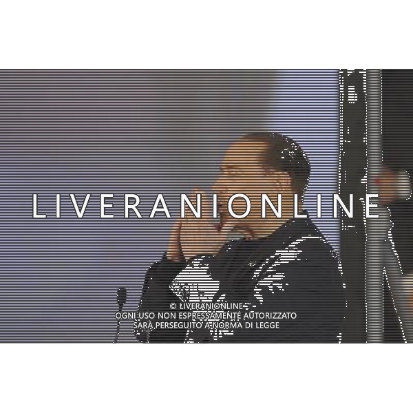 Silvio Berlusconi all\'auditorium Conciliazione incontra i suoi iscritti ai club di Forza Italia per il battesimo dei primi mille club Forza Silvio a Roma, 08 dicembre 2013 ©Corradetti/AGENZIA ALDO LIVERANI SAS