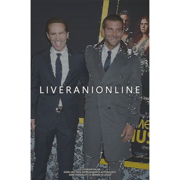 Alessandro Nivola and Bradley Cooper arrive at the World Premiere of \'American Hustle\' on December 8, 2013 at The Ziegfeld Theatre in New York City. photo by RobinPlatzer/ TwinImages/Photoshot AG ALDO LIVERANI SAS ONLY ITALY