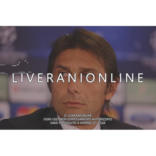 Juventus head coach Antonio Conte gives a press conference at the TT Arena Stadium in Istanbul on December 9, 2013, on the eve of the UEFA Champions League football match Galatasaray vs Juventus AG ALDO LIVERANI SAS ONLY ITALY AG ALDO LIVERANI SAS ONLY ITALY