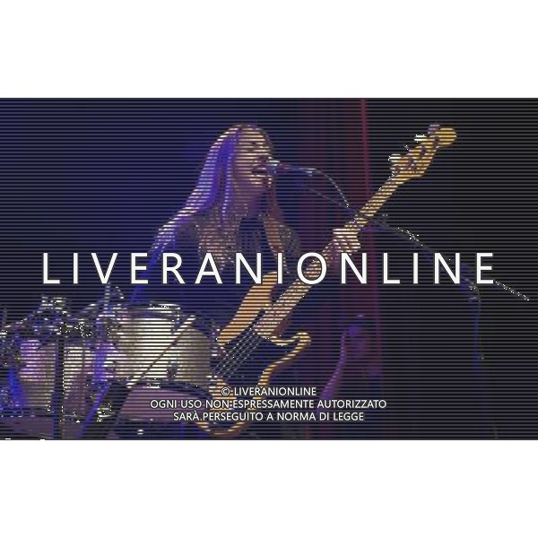Este Haim of Haim performs live at Manchester Ritz, Manchester, England, 8th December 2013. AG ALDO LIVERANI SAS ONLY ITALY