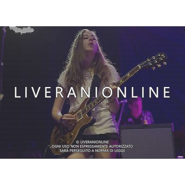 Alan Haim of Haim performs live at Manchester Ritz, Manchester, England, 8th December 2013. AG ALDO LIVERANI SAS ONLY ITALY