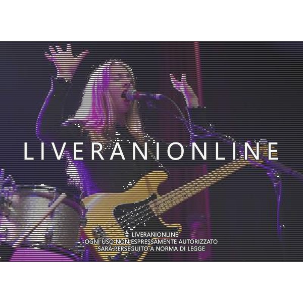 Este Haim of Haim performs live at Manchester Ritz, Manchester, England, 8th December 2013. AG ALDO LIVERANI SAS ONLY ITALY