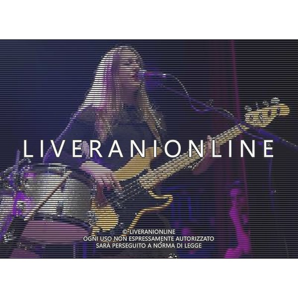 Este Haim of Haim performs live at Manchester Ritz, Manchester, England, 8th December 2013. AG ALDO LIVERANI SAS ONLY ITALY