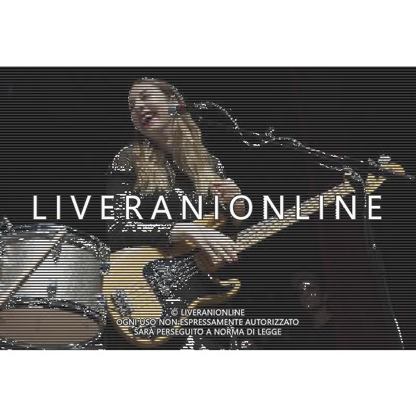 Este Haim of Haim performs live at Manchester Ritz, Manchester, England, 8th December 2013. AG ALDO LIVERANI SAS ONLY ITALY